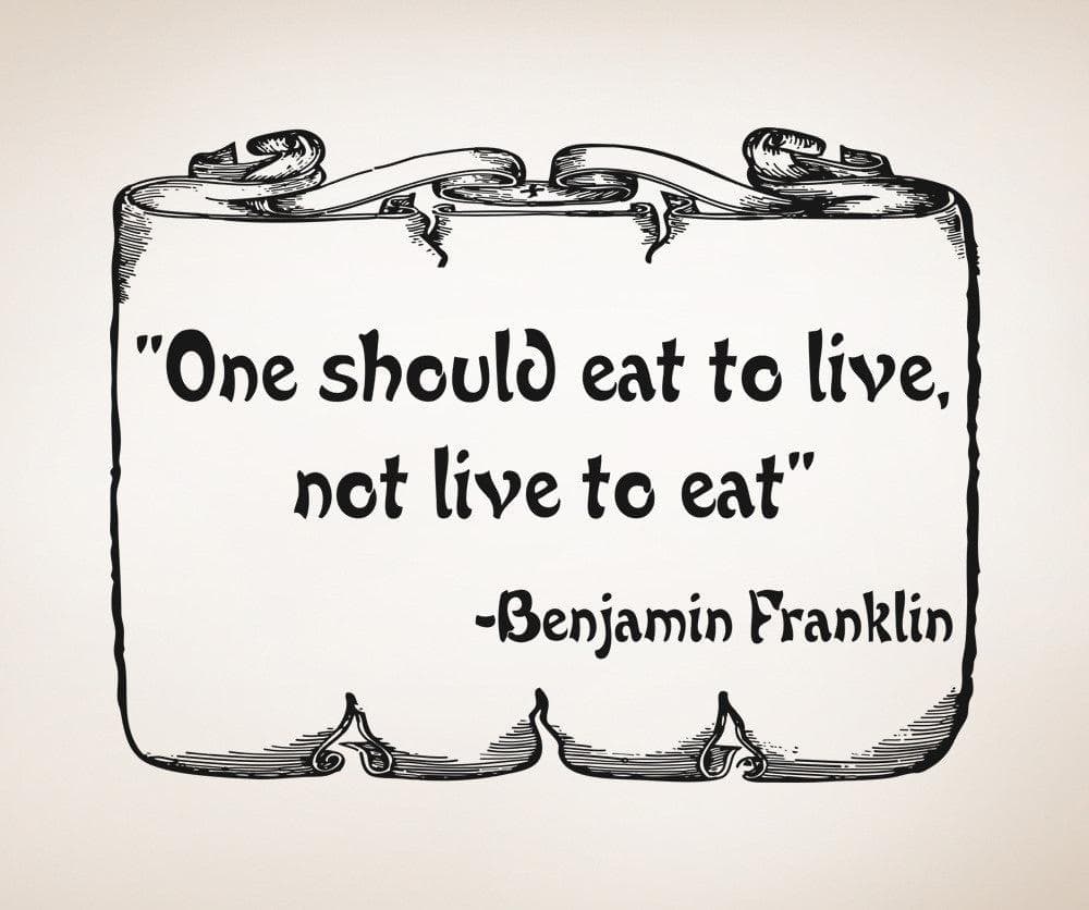 Vinyl Wall Decal Sticker Benjamin Franklin Quote #OS_AA1143