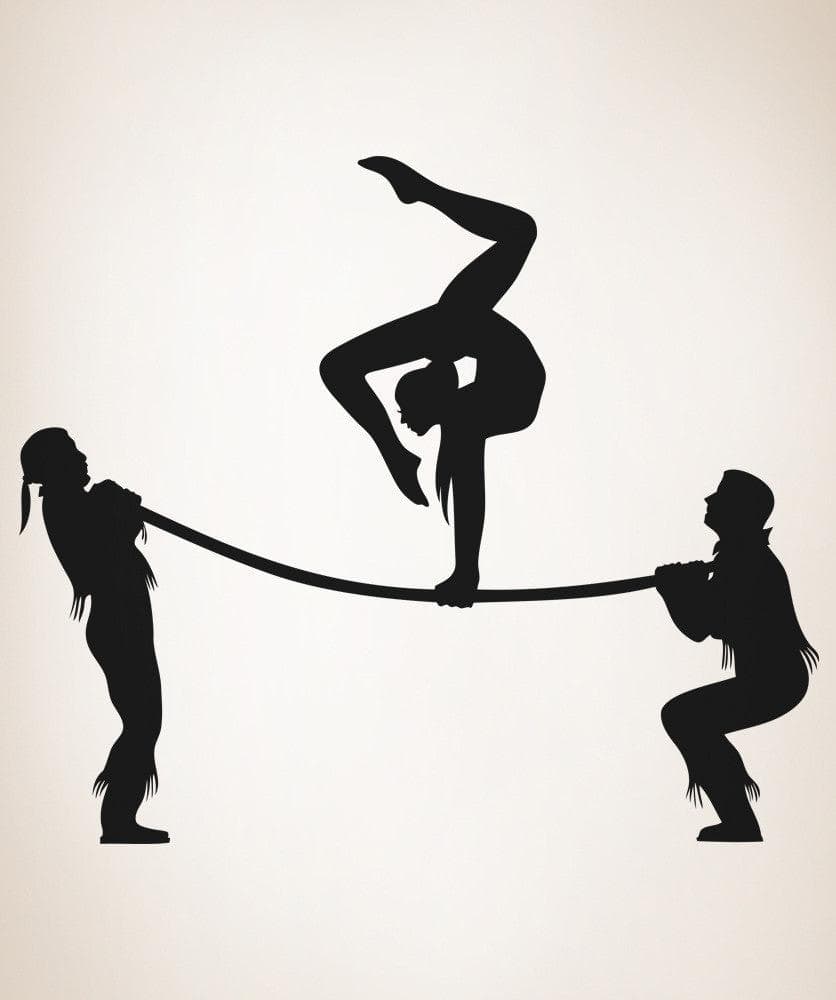 Vinyl Wall Decal Sticker Circus Act #OS_AA1188