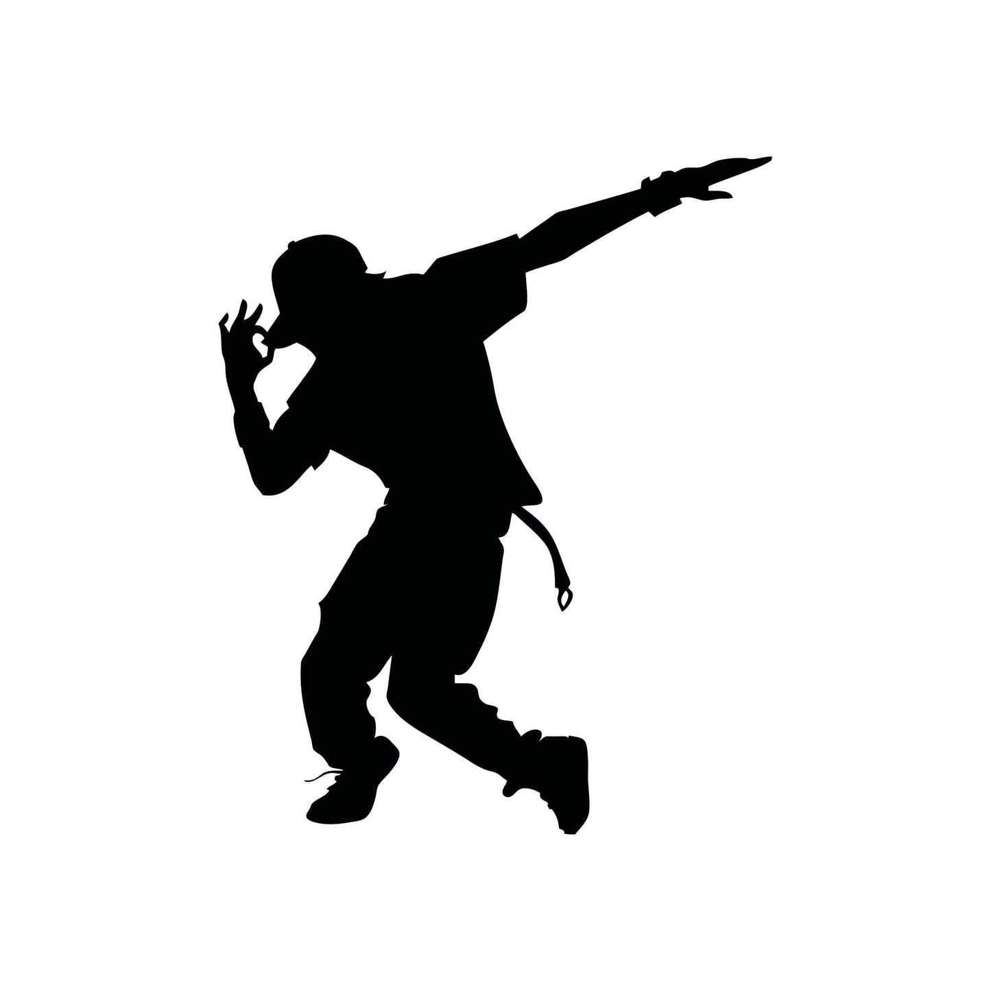 Hip Hop Dancer Wall Decal. #OS_AA1192