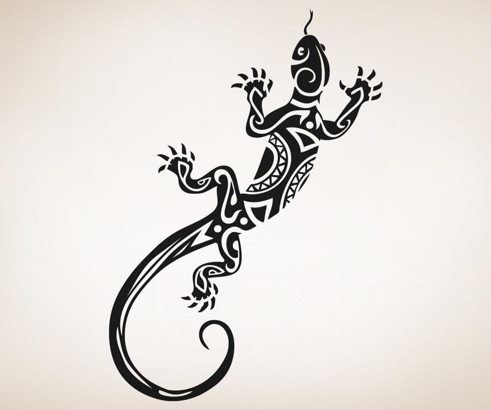 Vinyl Wall Decal Sticker Lizard Design #OS_AA1196