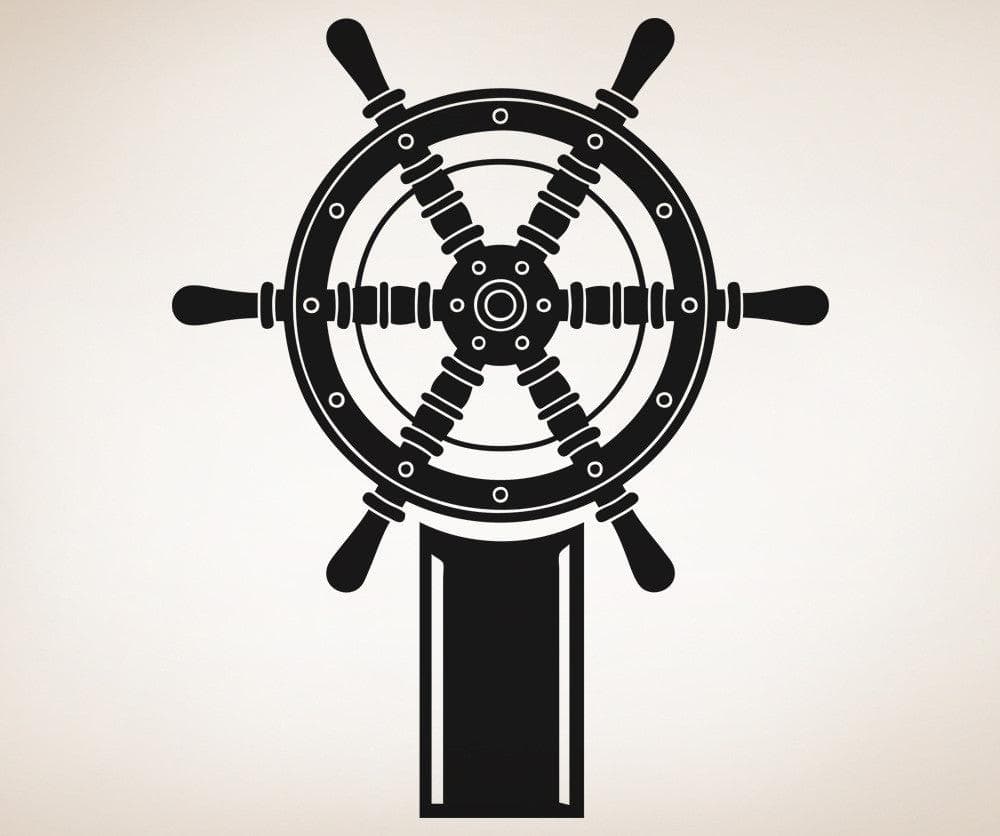 Vinyl Wall Decal Sticker Ship Wheel #OS_AA1197