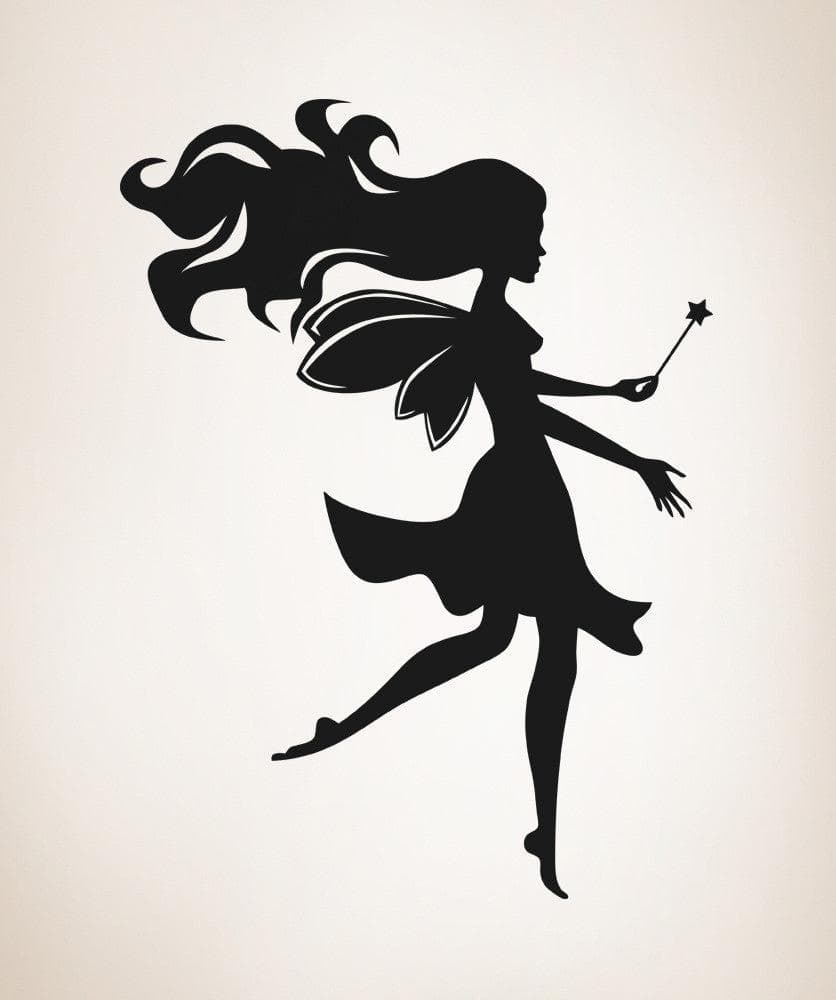 Vinyl Wall Decal Sticker Magical Fairy #OS_AA1205
