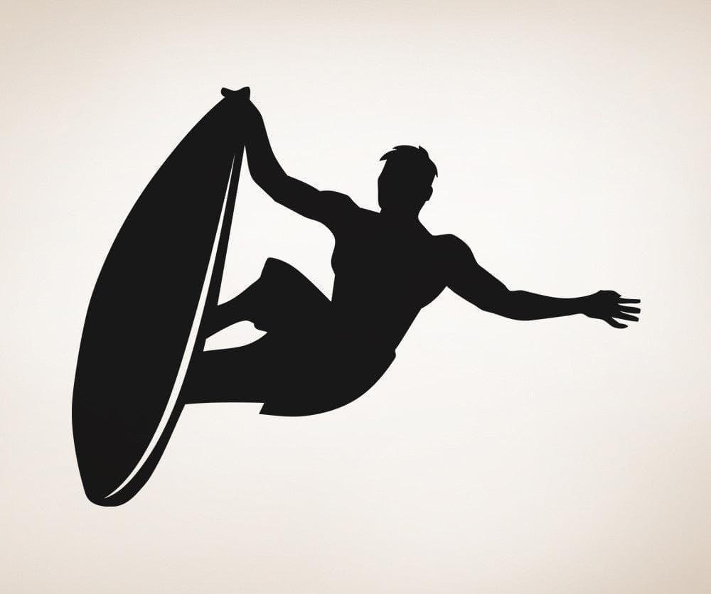 Vinyl Wall Decal Sticker Hang Ten #OS_AA1230
