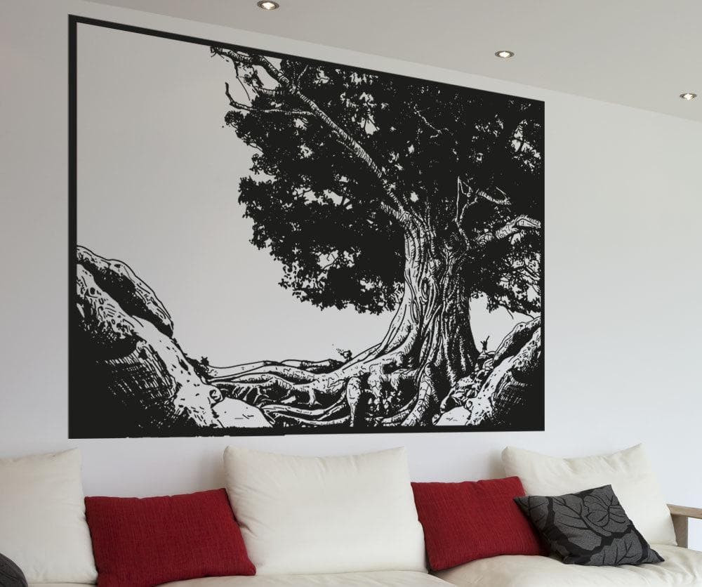 Wall Decal Sticker Tree Portrait #OS_AA1333