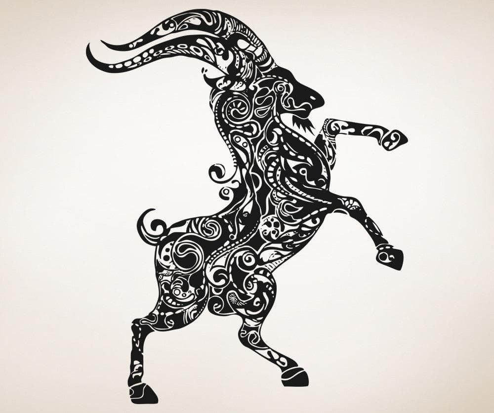 Vinyl Wall Decal Sticker Capricorn Design #OS_AA1386