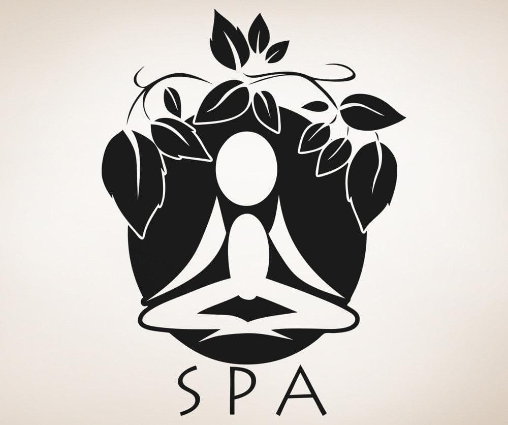 Vinyl Wall Decal Sticker Spa Meditation #OS_AA1393
