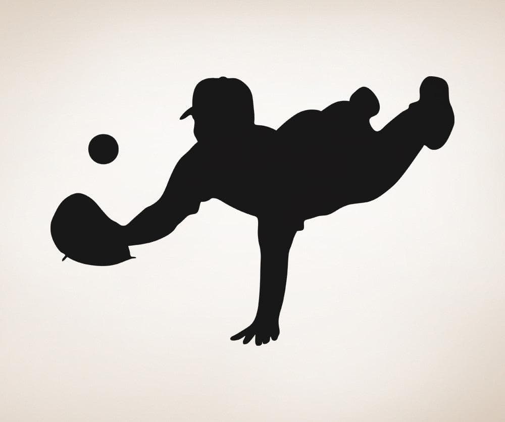 Vinyl Wall Decal Sticker Baseball Catch #OS_AA1409