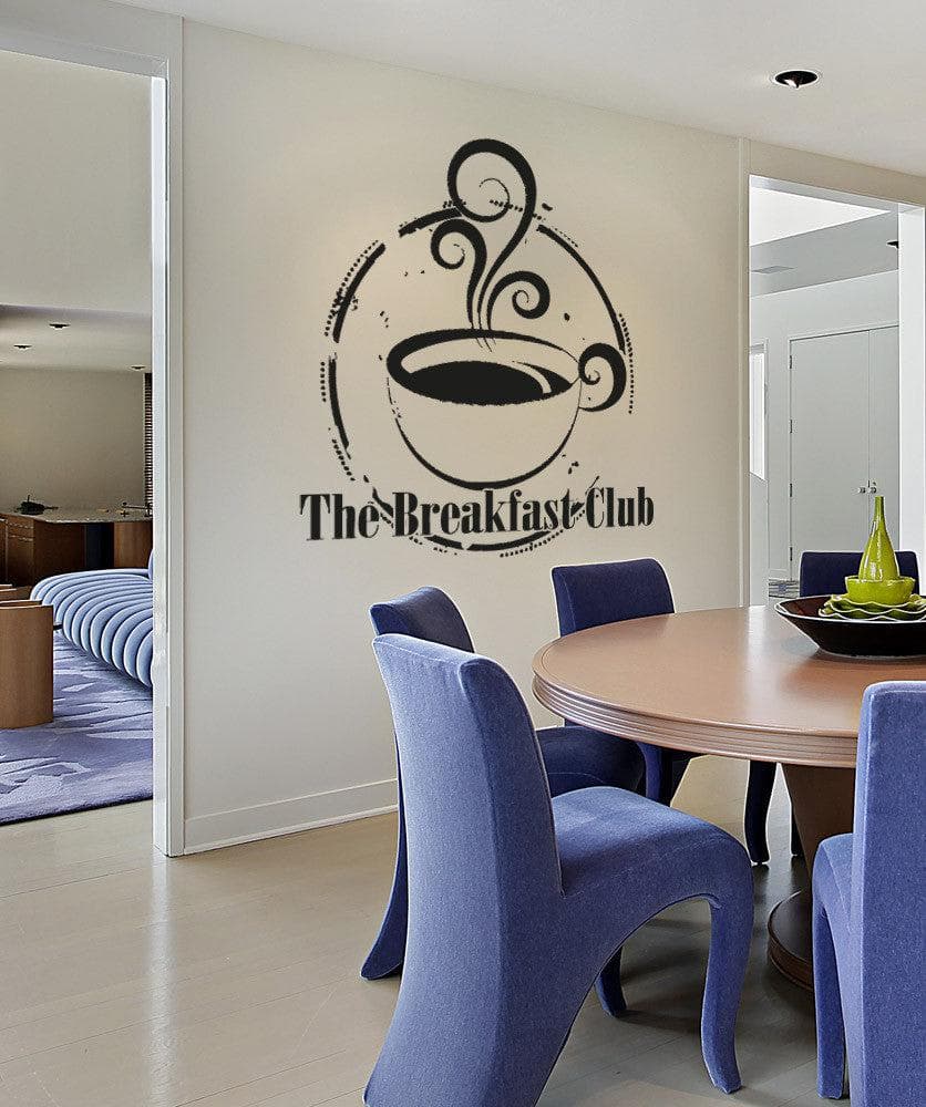 Coffee Wall Decal. Breakfast Club Theme Wall Art. #OS_AA1419