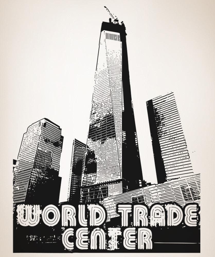Vinyl Wall Decal Sticker World Trade Center #OS_AA1505