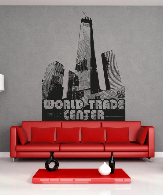 Vinyl Wall Decal Sticker World Trade Center #OS_AA1505