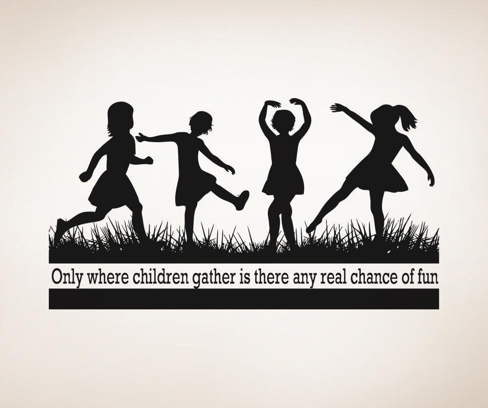 Children Fun Quote Vinyl Wall Decal Sticker. #OS_AA1520
