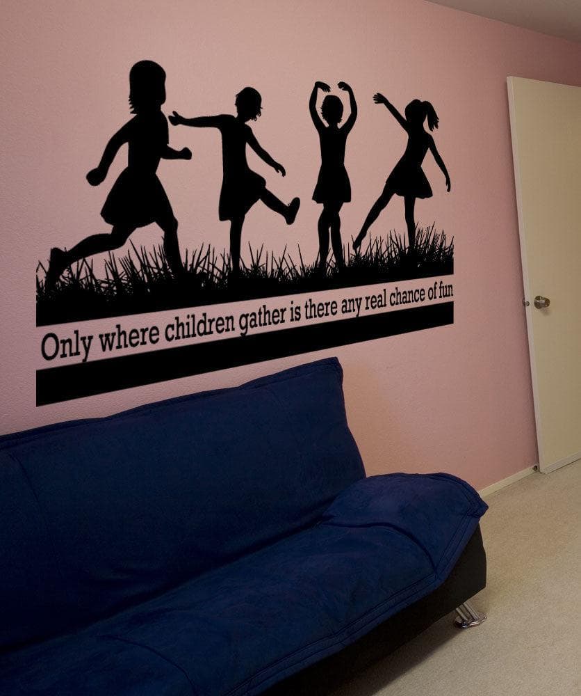 Children Fun Quote Vinyl Wall Decal Sticker.  #OS_AA1520