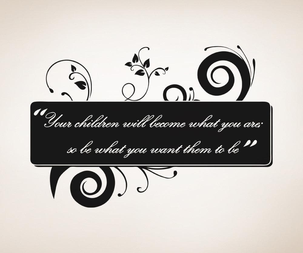 Vinyl Wall Decal Sticker Children Become Quote #OS_AA1532