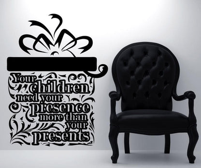 Vinyl Wall Decal Sticker Children Presence Quote #OS_AA1534