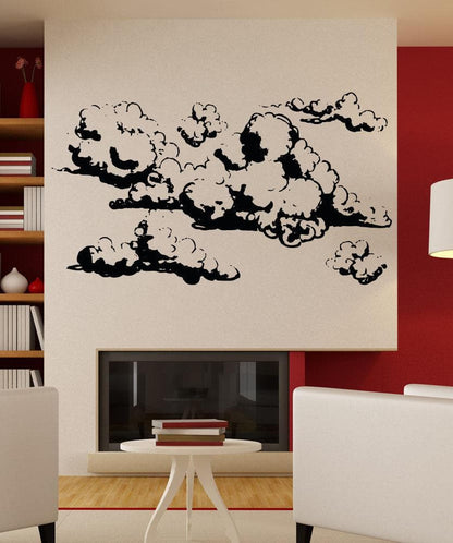 Vinyl Wall Decal Sticker Cumulus Clouds #OS_AA1696