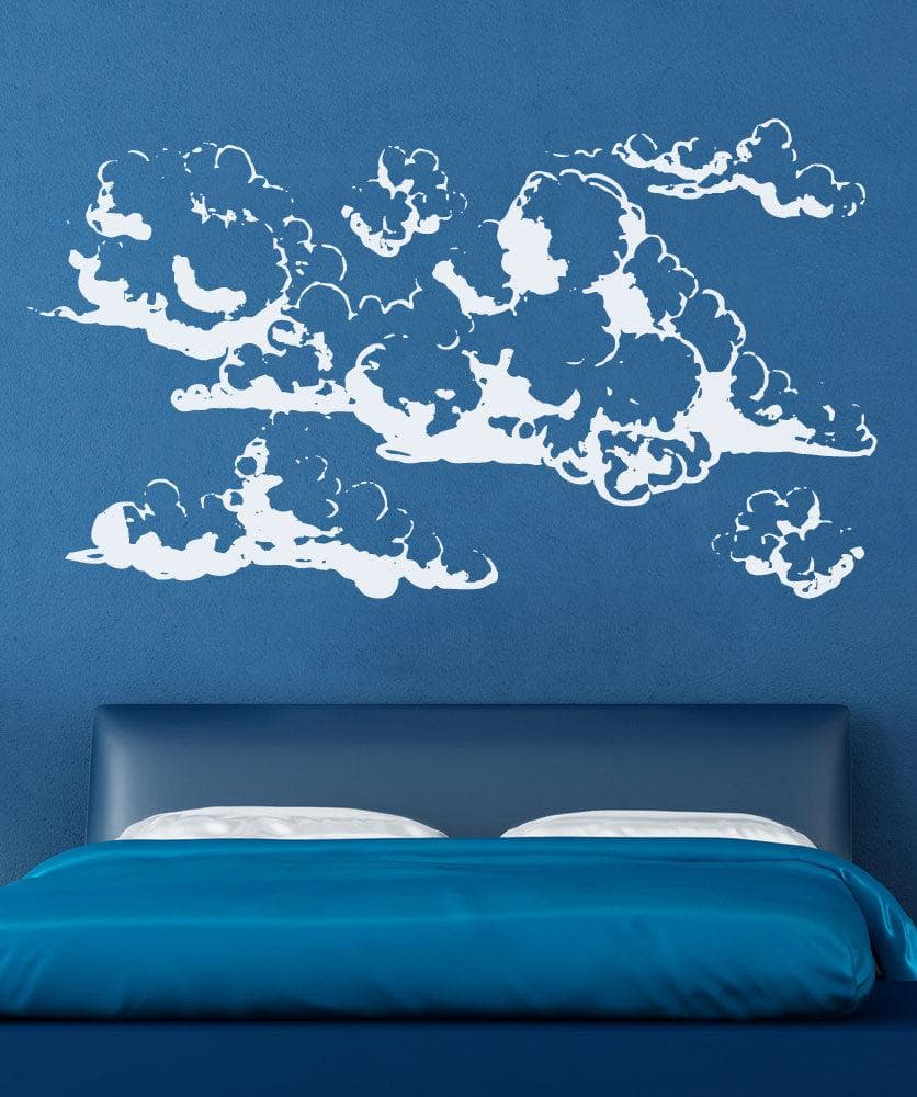 Vinyl Wall Decal Sticker Cumulus Clouds #OS_AA1696