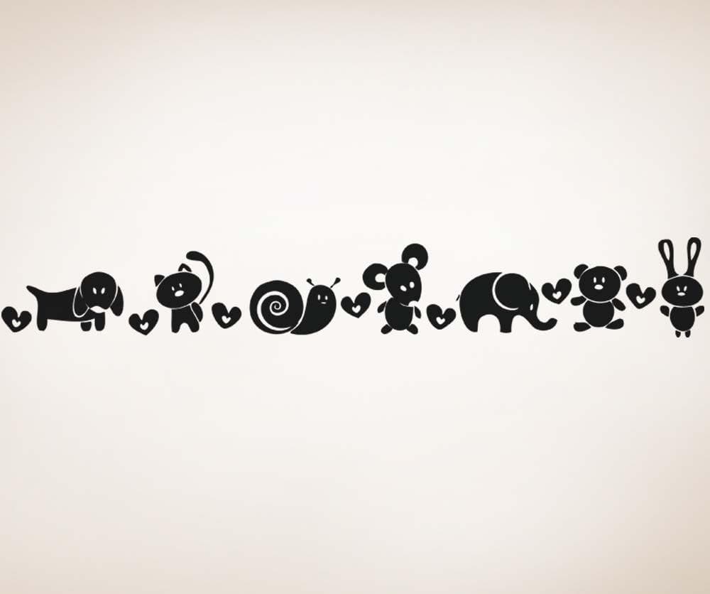 Vinyl Wall Decal Sticker Cute Animals #OS_AA1700