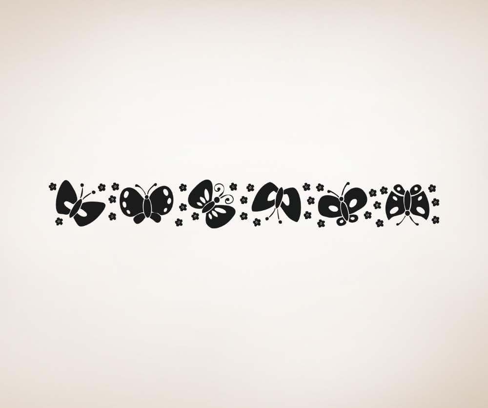 Vinyl Wall Decal Sticker Cute Butterfly Line #OS_AA1707