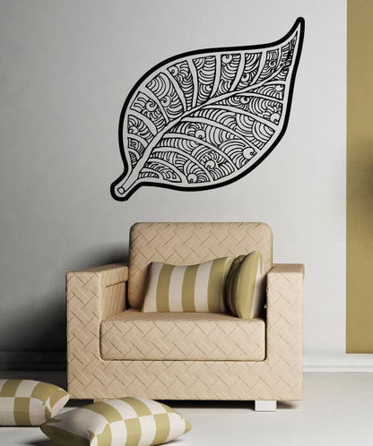 Vinyl Wall Decal Sticker Leaf Art #OS_AA1722