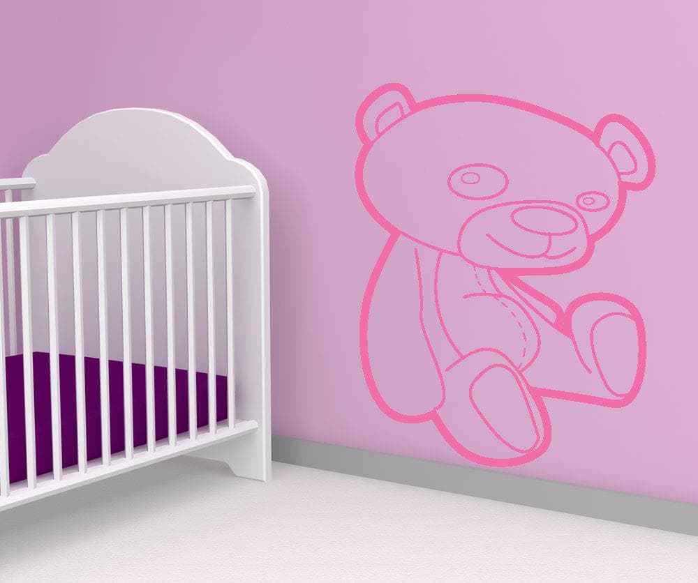 Vinyl Wall Decal Sticker Teddy Bear #OS_AA209