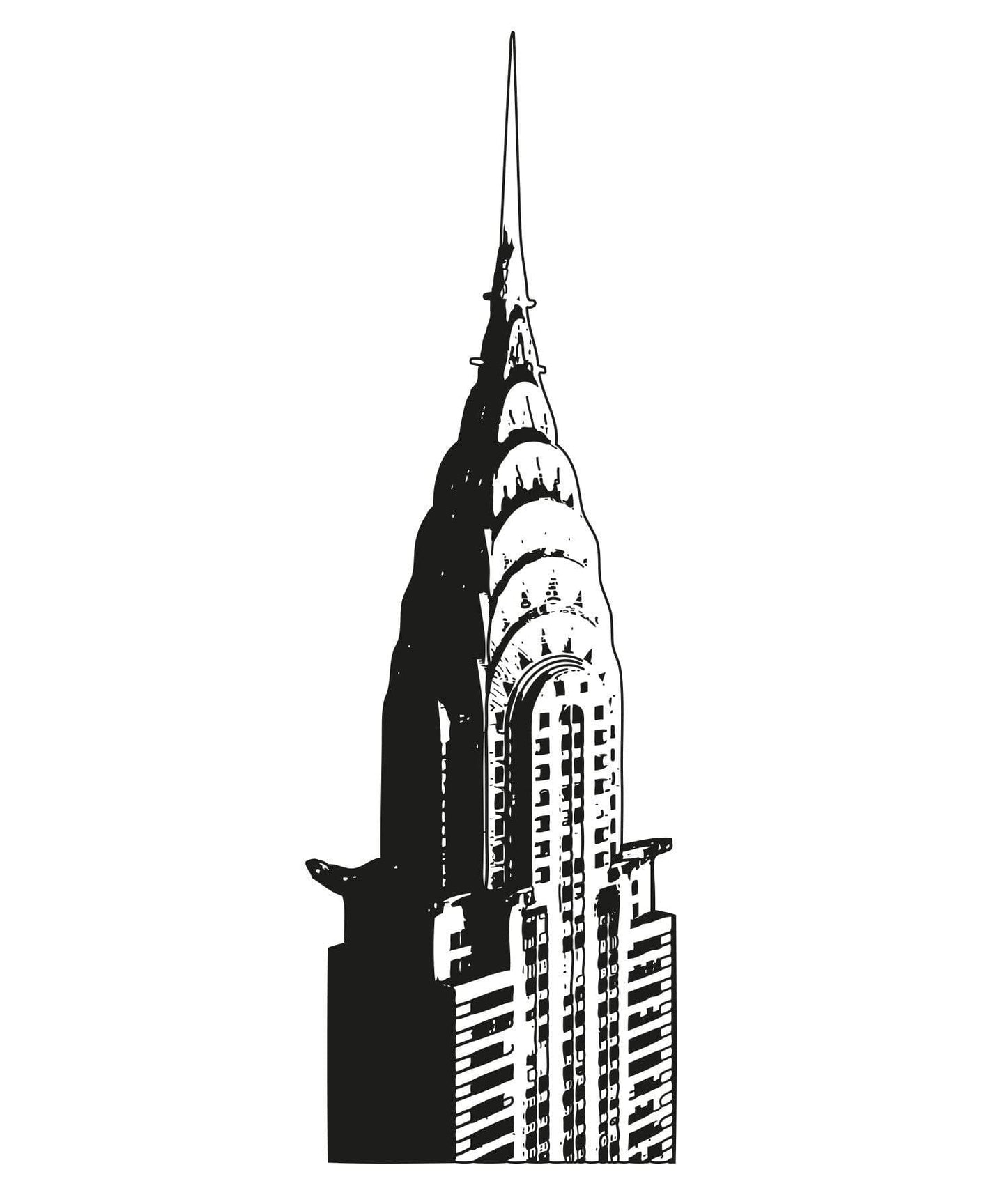 Chrysler Building Vinyl Wall Decal Sticker. #OS_AA232