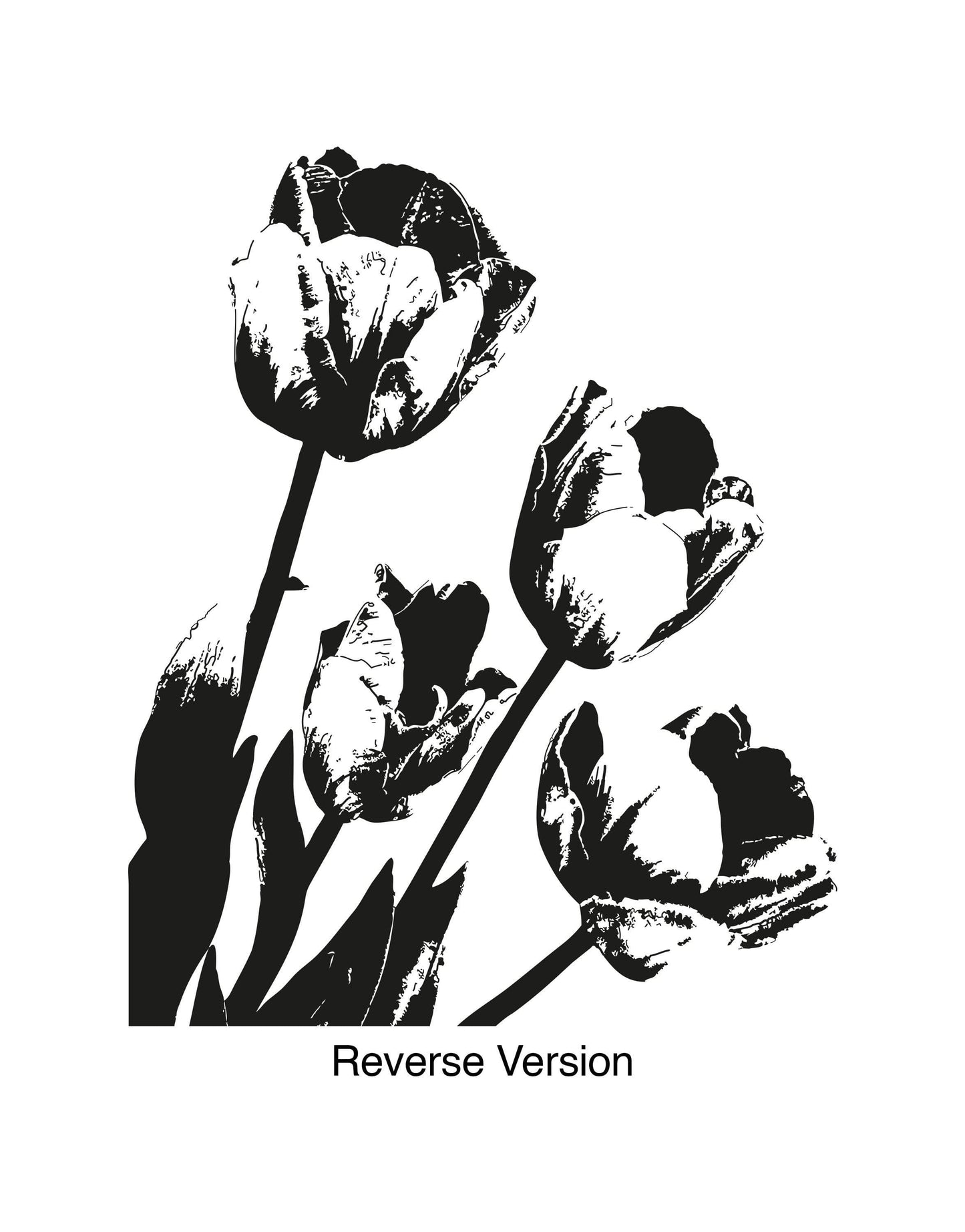 Tulips Wall Decal Sticker. #OS_AA259