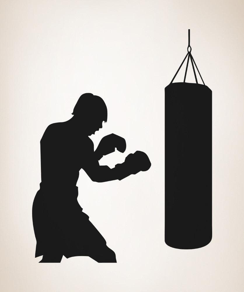 Vinyl Wall Decal Sticker Punching Bag #OS_AA686
