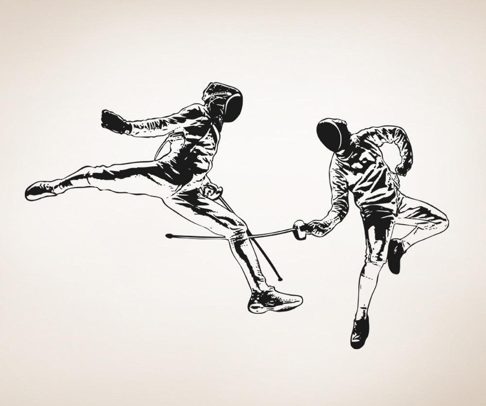 Vinyl Wall Decal Sticker Fencing #OS_AA698