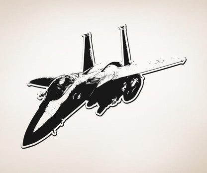 Vinyl Wall Decal Sticker Fighter Aircraft #OS_AA706