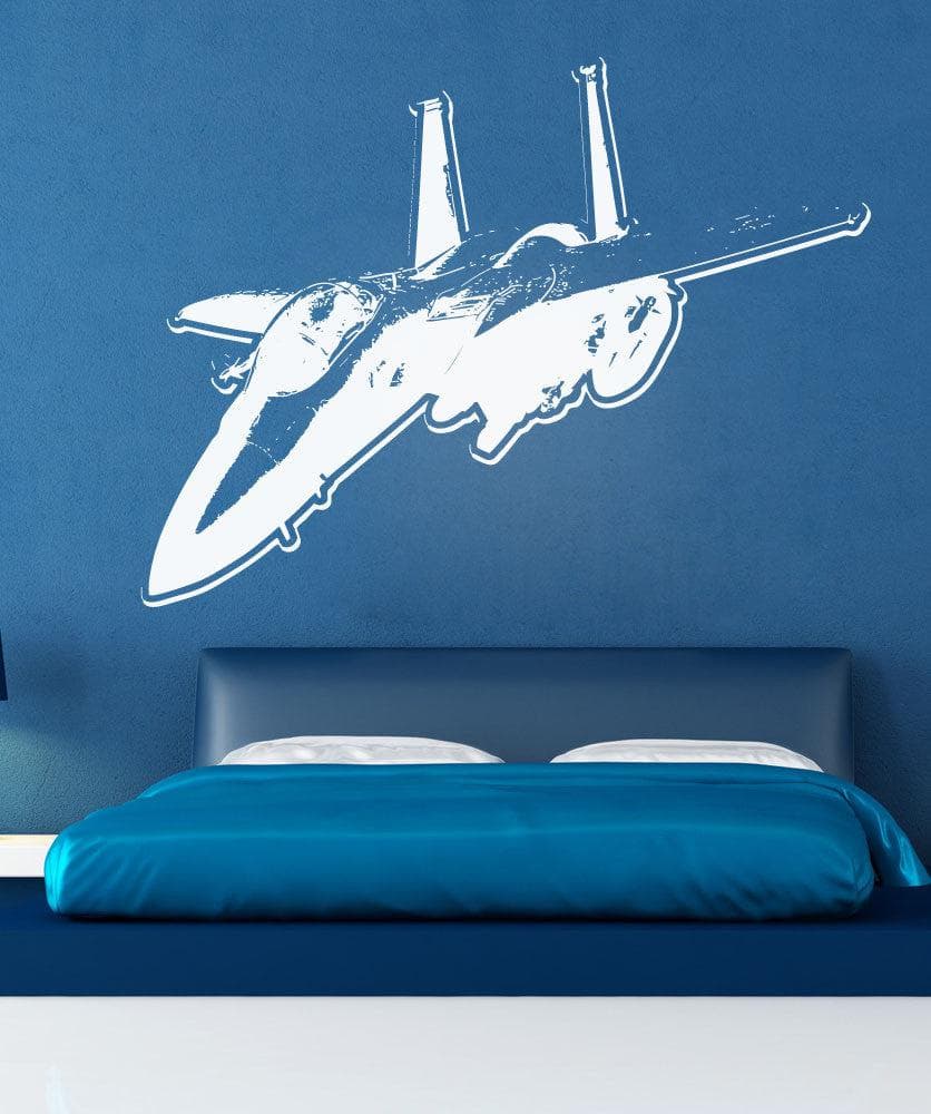 Vinyl Wall Decal Sticker Fighter Aircraft #OS_AA706