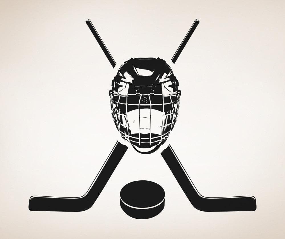 Vinyl Wall Decal Sticker Hockey Equipment #OS_AA722