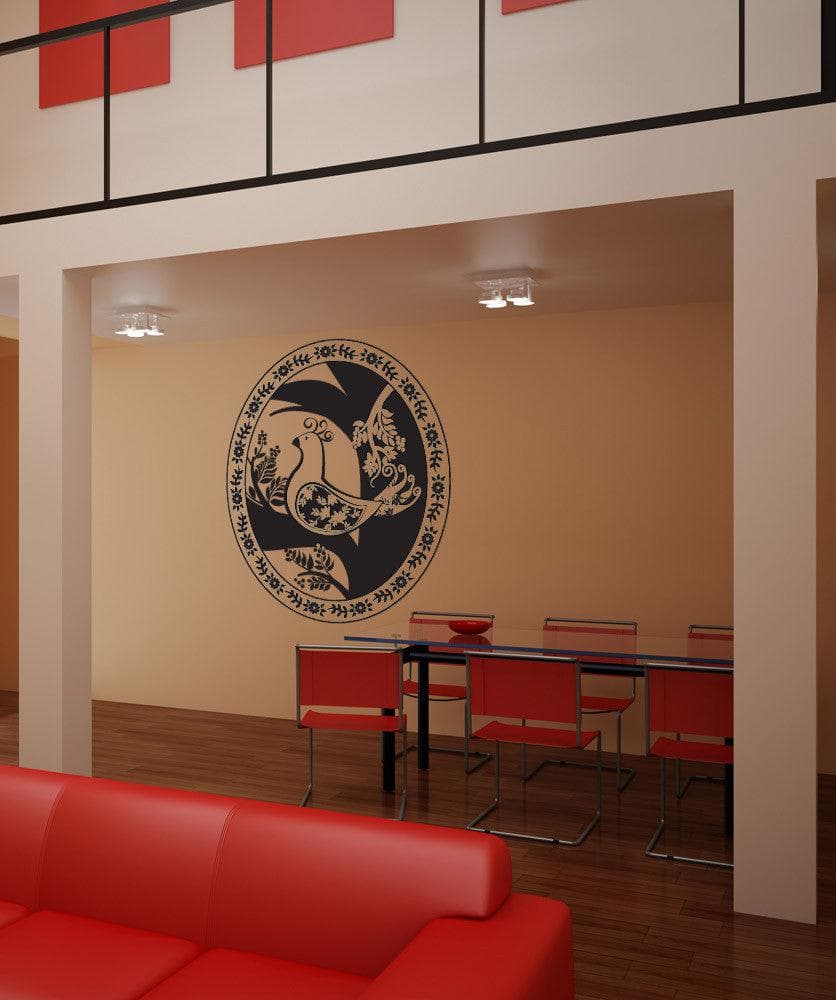 Vinyl Wall Decal Sticker Bird Portrait #OS_DC443