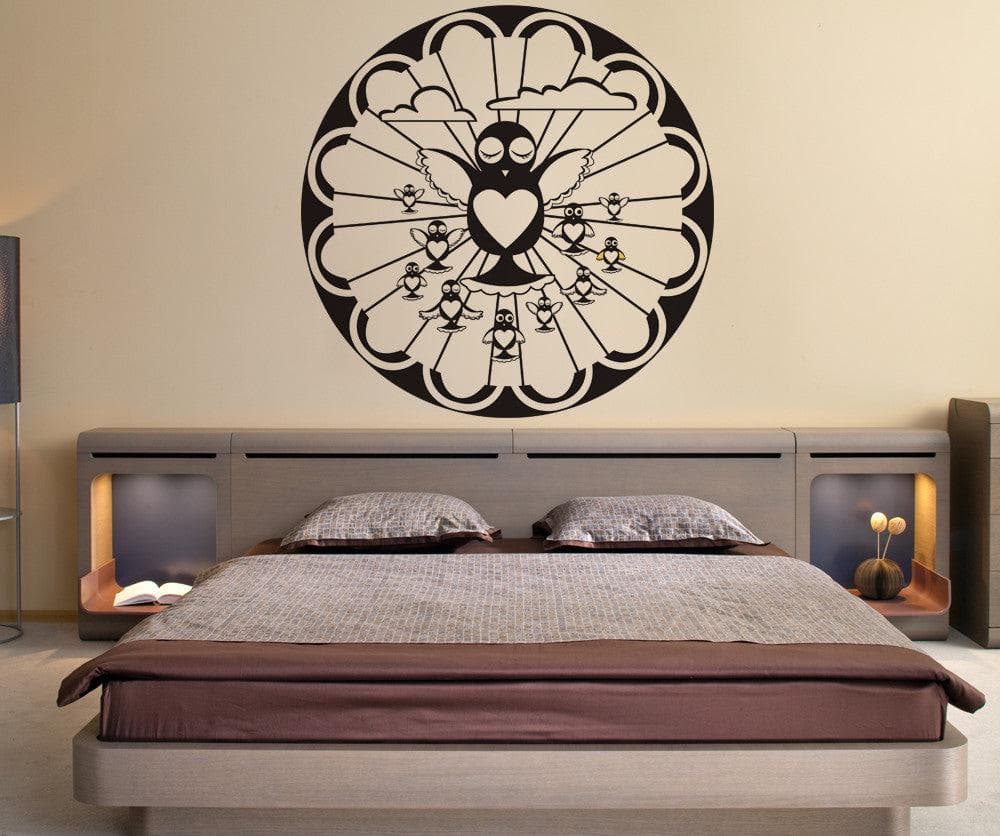 Vinyl Wall Decal Sticker Angelic Birds #OS_DC459