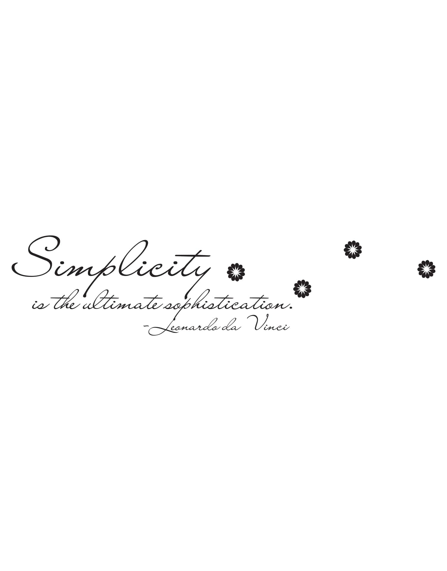 simplicity is the ultimate sophistication wallpaper