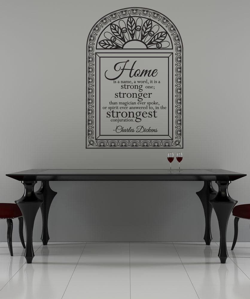 Vinyl Wall Decal Sticker Home Quote #OS_DC518