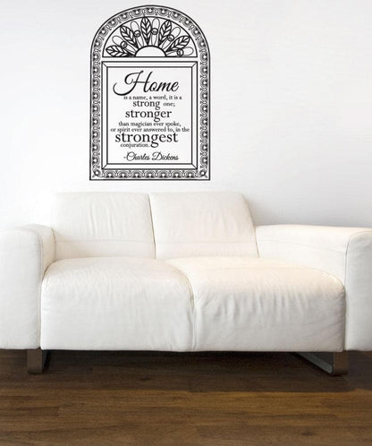 Vinyl Wall Decal Sticker Home Quote #OS_DC518