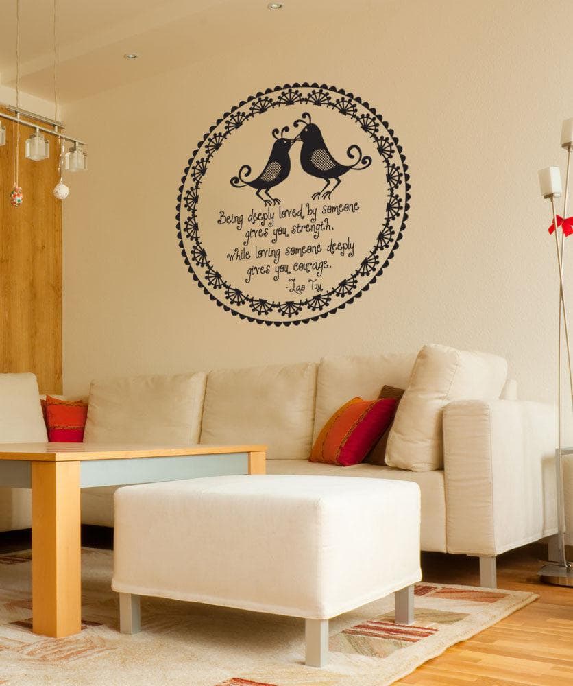 Vinyl Wall Decal Sticker Lao Tzu Love Quote #OS_DC528