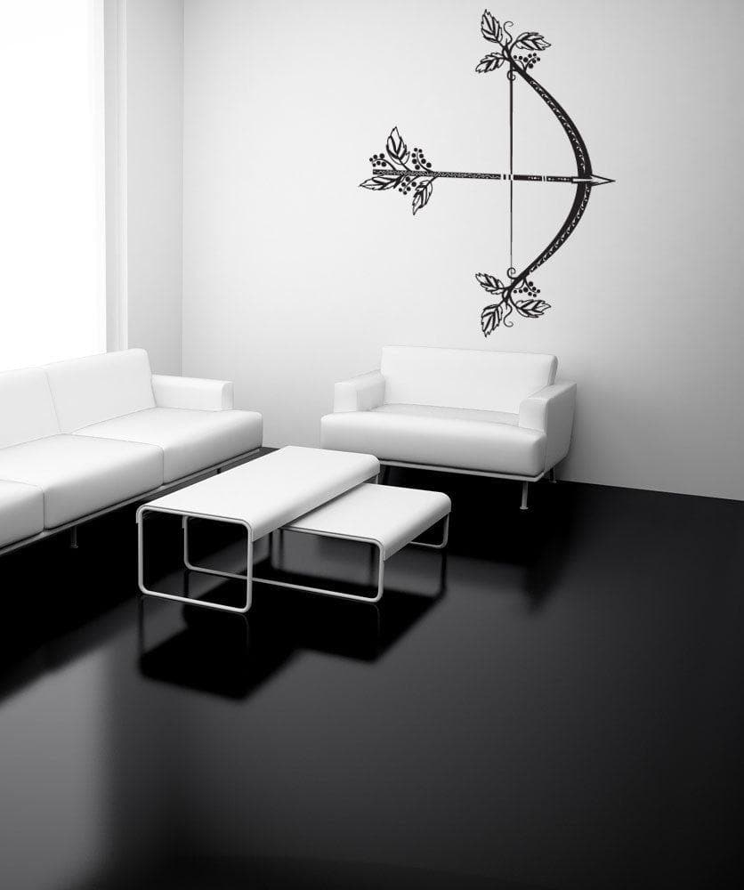 Vinyl Wall Decal Sticker Nature Bow and Arrow #OS_DC537