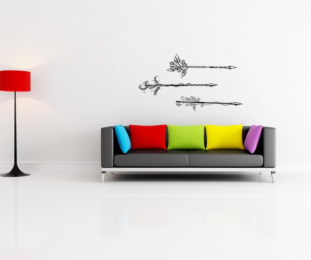 Vinyl Wall Decal Sticker Three Nature Bows #OS_DC541