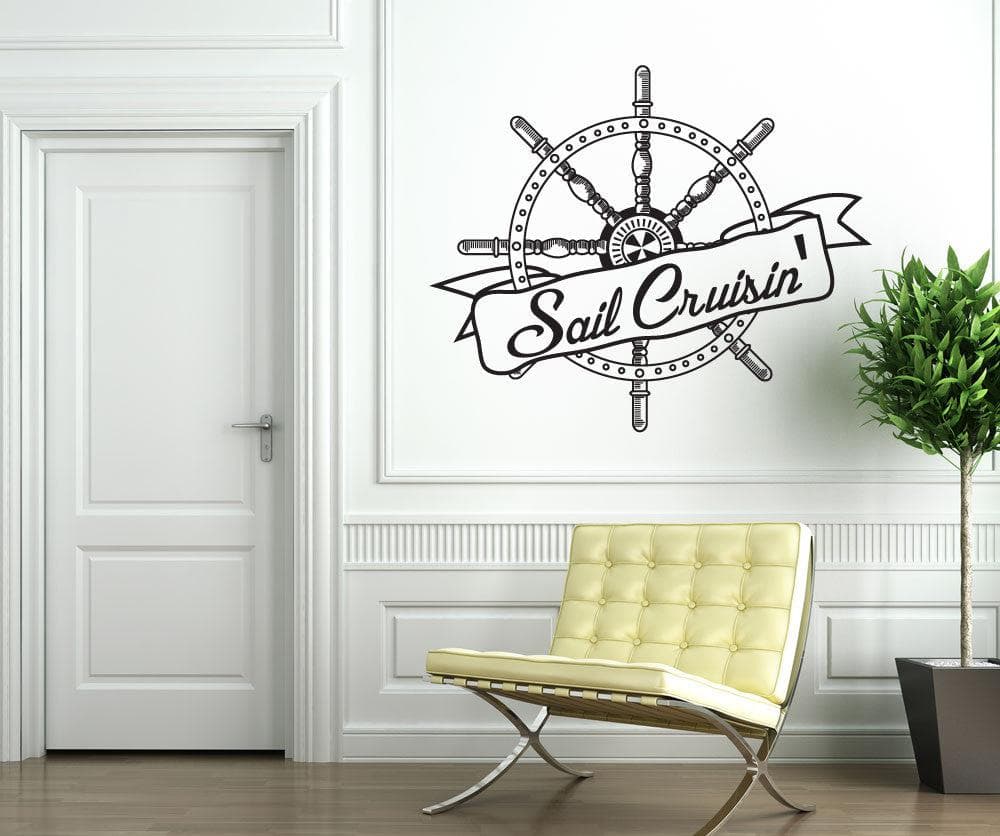 Vinyl Wall Decal Sticker Sail Cruising #OS_DC565