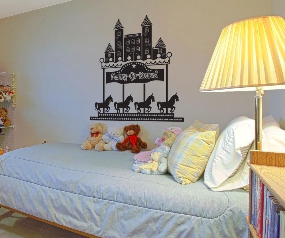 Vinyl Wall Decal Sticker Merry Go Round #OS_DC566