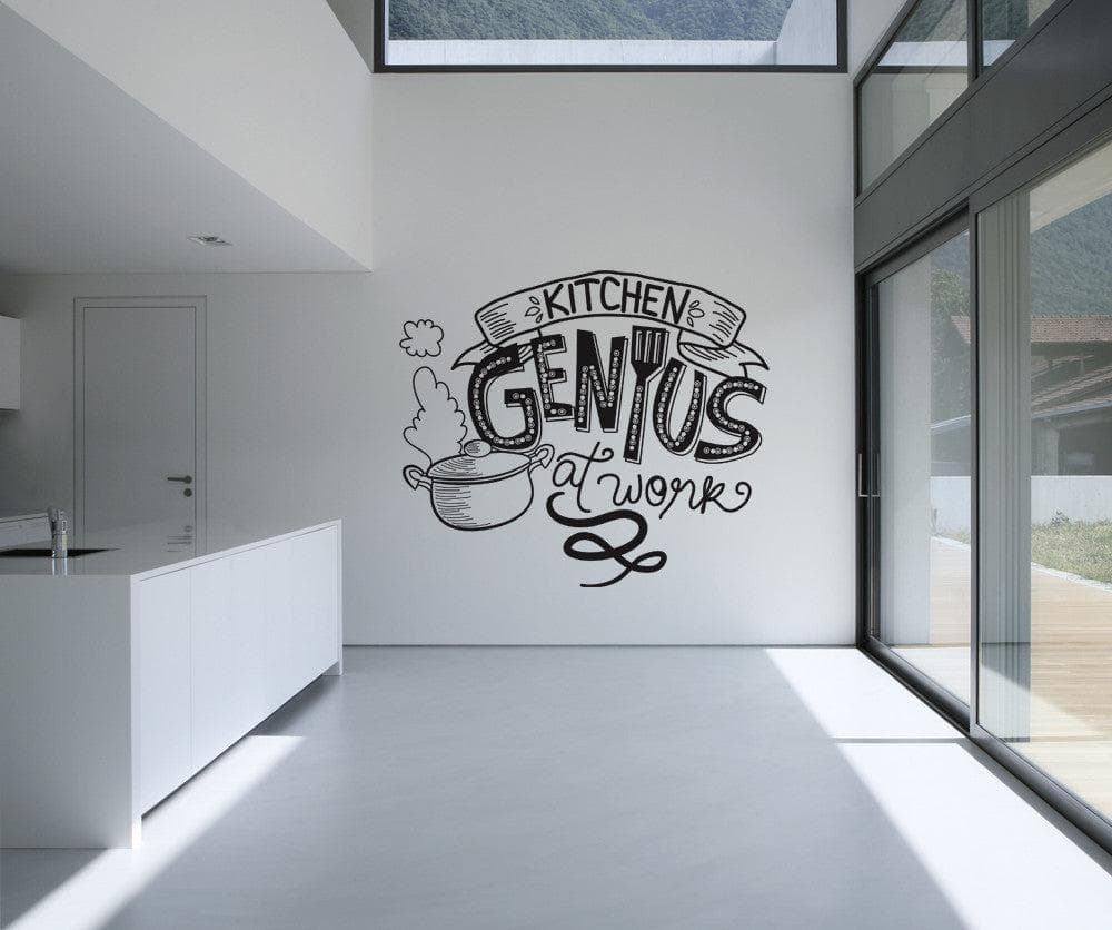 Vinyl Wall Decal Sticker Kitchen Genius #OS_DC584