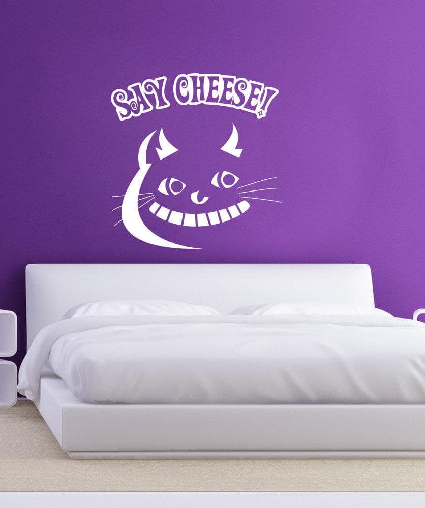 Vinyl Wall Decal Sticker Cheshire Cat #OS_DC613