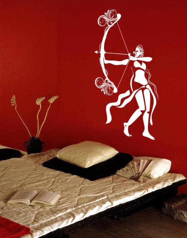 Vinyl Wall Decal Sticker Woman Archer #OS_DC632