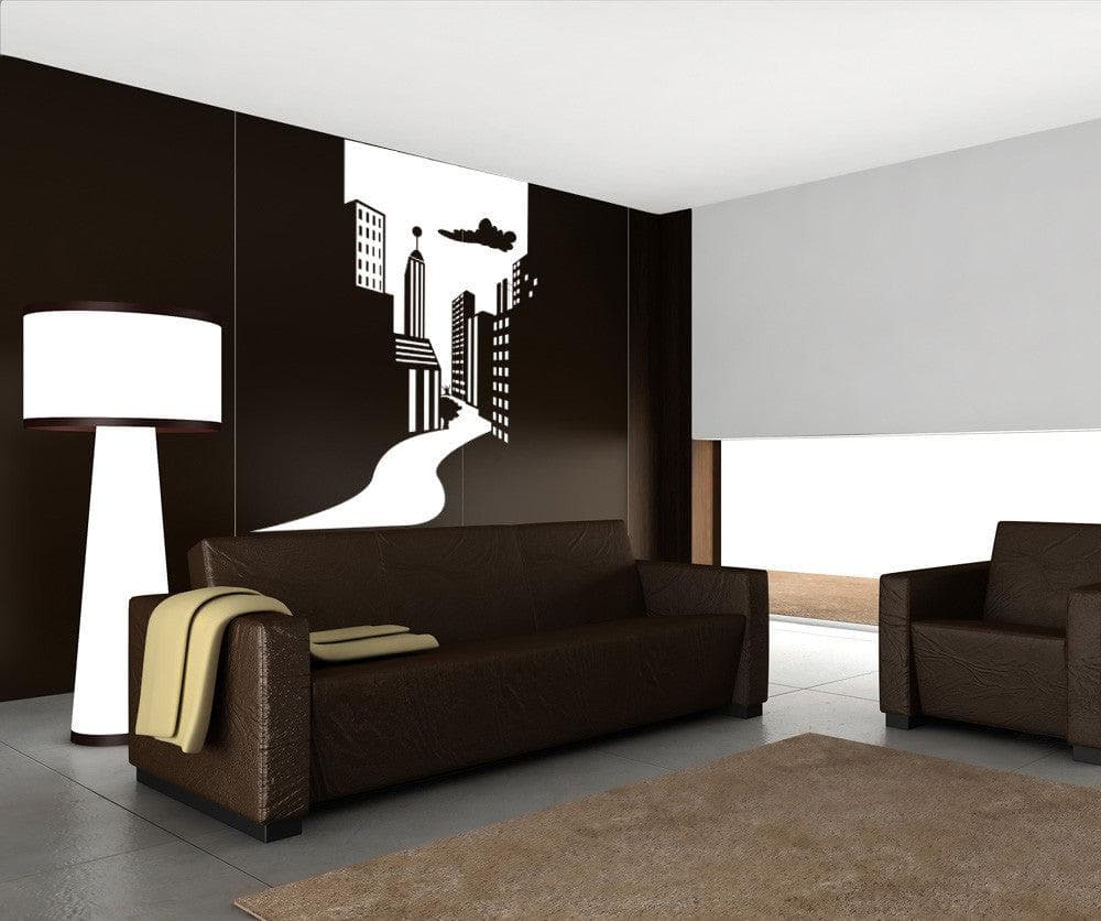 Vinyl Wall Decal Sticker City Doorway #OS_DC651