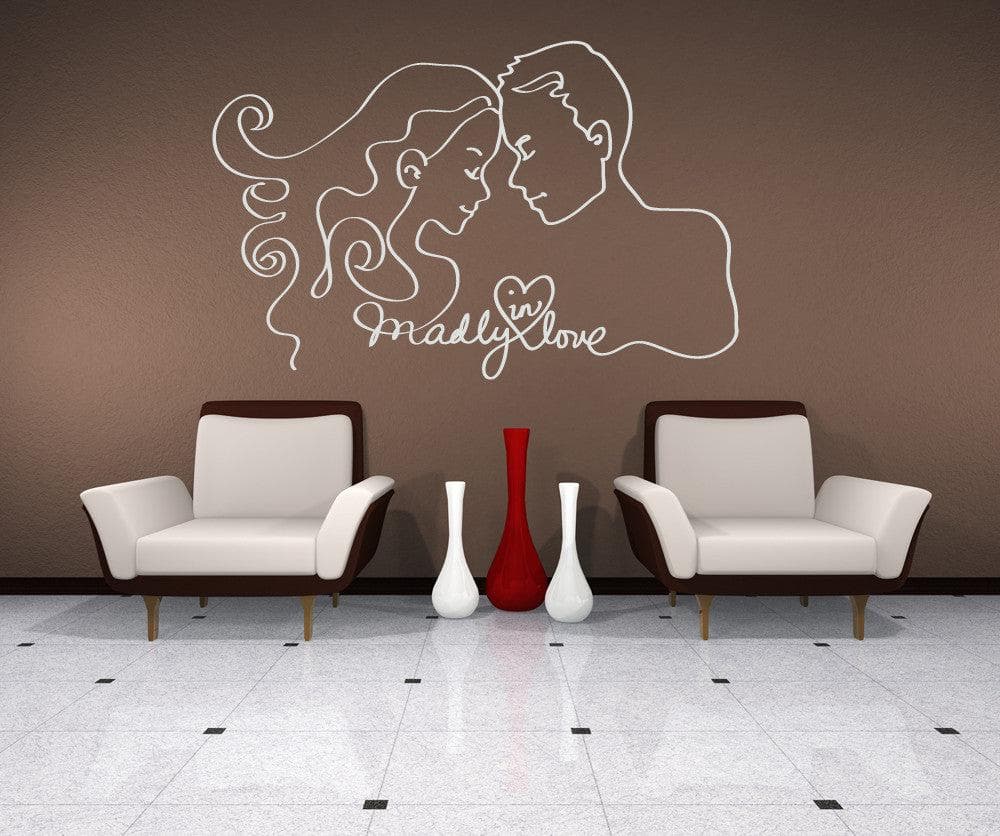 Vinyl Wall Decal Sticker Madly in Love #OS_DC655