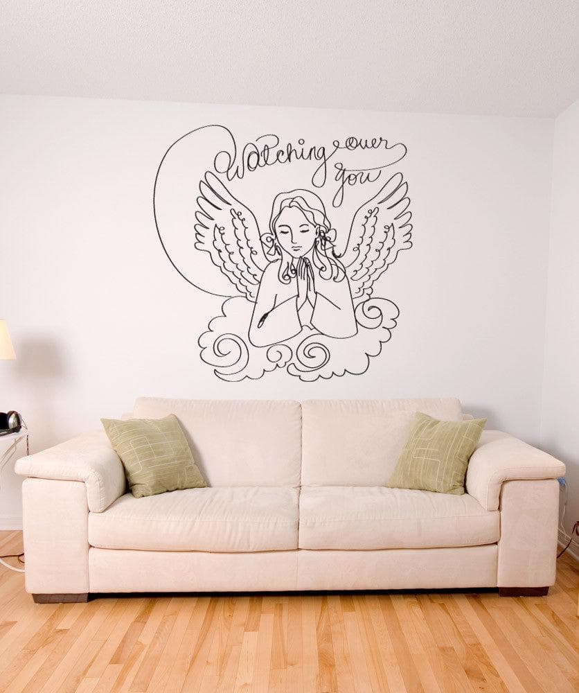 Vinyl Wall Decal Sticker Watching Over You #OS_DC644