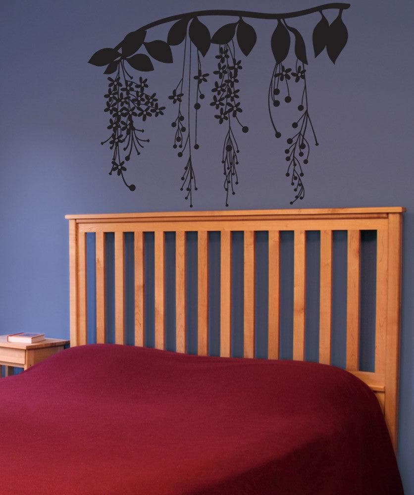 Vinyl Wall Decal Sticker Pretty Floral Vine #OS_DC672