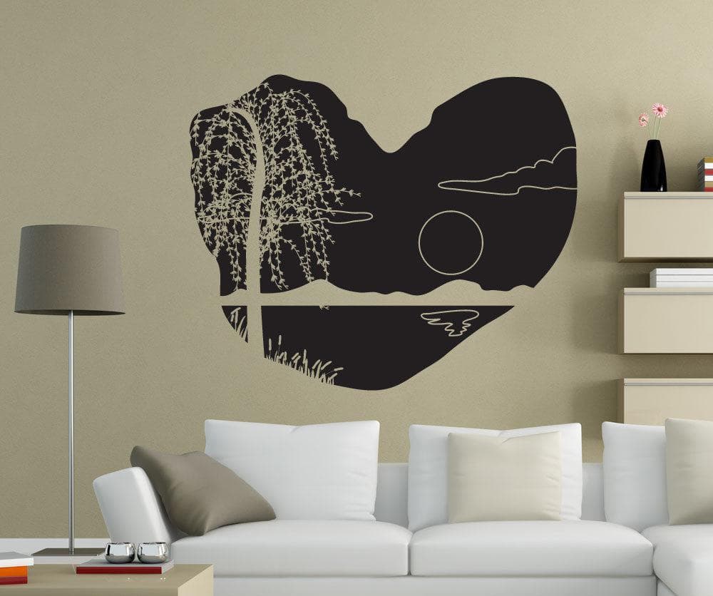 Vinyl Wall Decal Sticker Cave Sunset #OS_DC683