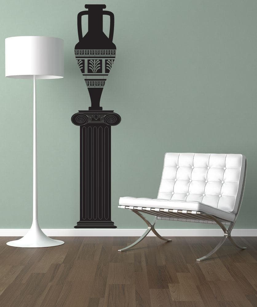 Vinyl Wall Decal Sticker Skinny Greek Vase #OS_DC763